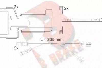 R BRAKE 610528rb -